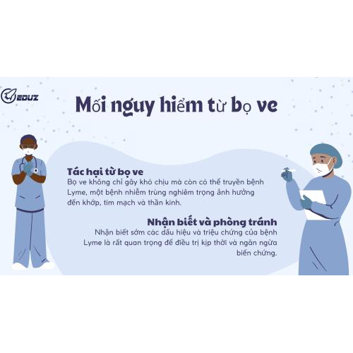 1. Mối nguy hiểm từ bọ ve